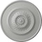 Ekena Millwork Floral Ceiling Medallion, Hand-Painted Frost, 23 1/2"OD x 2 3/4"P CM23FLFRF - alternate 1
